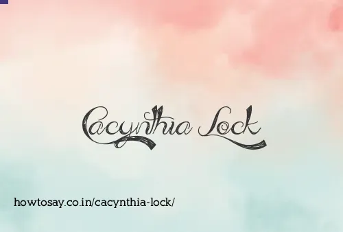 Cacynthia Lock
