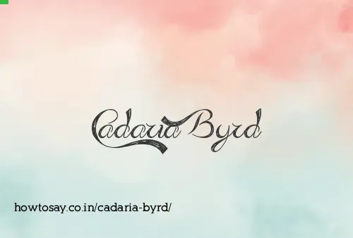 Cadaria Byrd