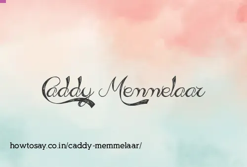 Caddy Memmelaar
