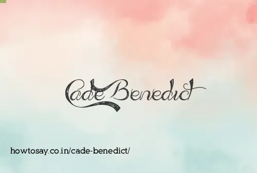 Cade Benedict