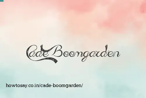 Cade Boomgarden