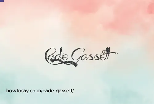 Cade Gassett