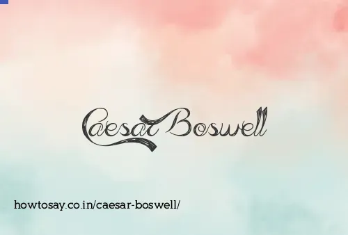 Caesar Boswell