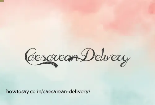 Caesarean Delivery