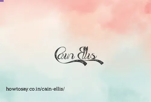 Cain Ellis