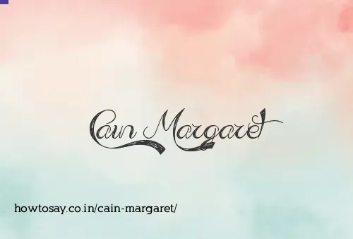 Cain Margaret