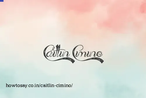 Caitlin Cimino