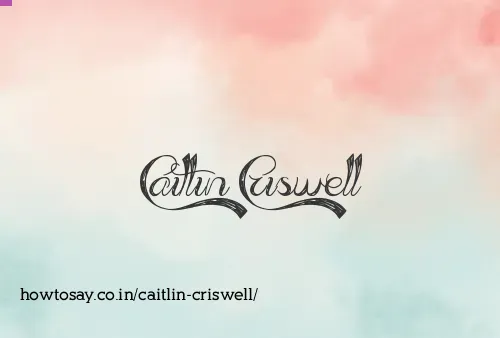 Caitlin Criswell