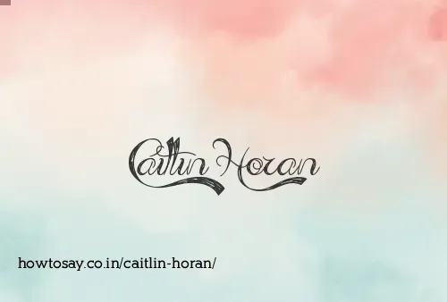 Caitlin Horan
