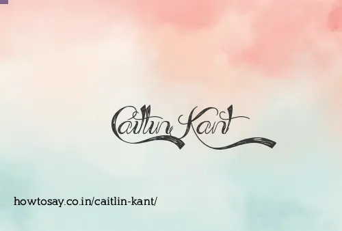 Caitlin Kant