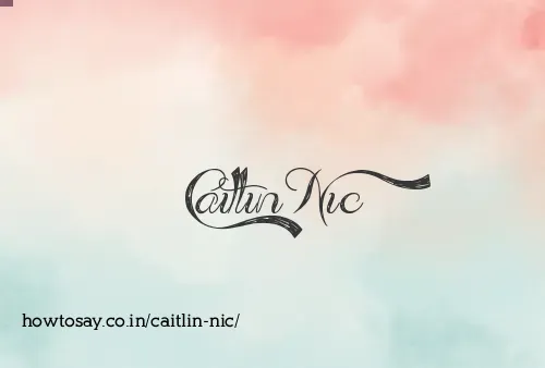 Caitlin Nic