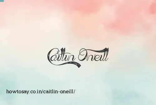 Caitlin Oneill