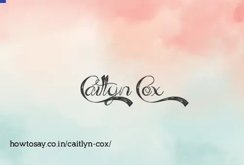 Caitlyn Cox