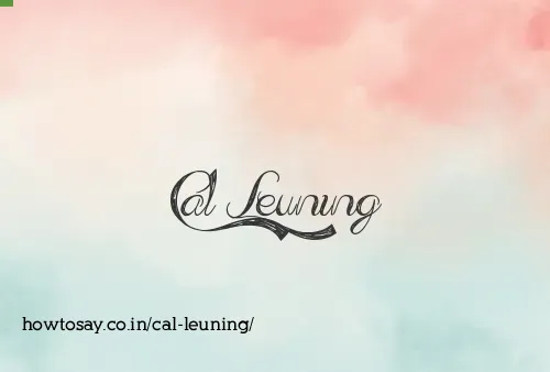 Cal Leuning