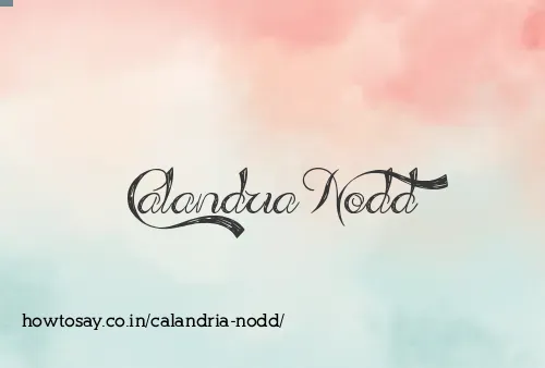 Calandria Nodd