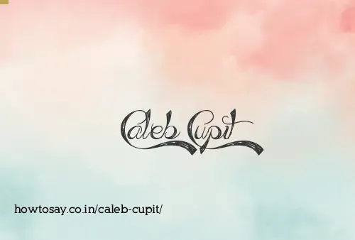 Caleb Cupit