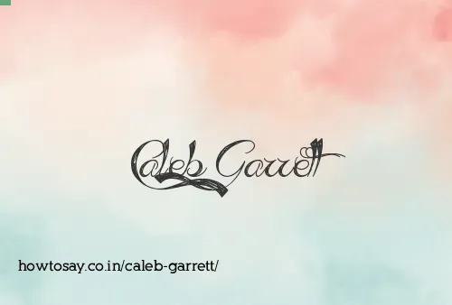 Caleb Garrett