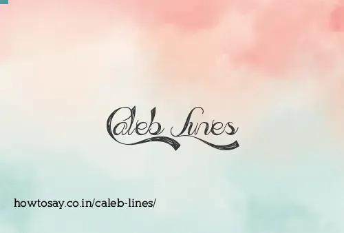 Caleb Lines