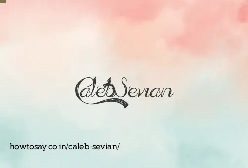 Caleb Sevian