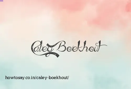 Caley Boekhout
