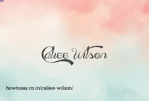 Caliee Wilson