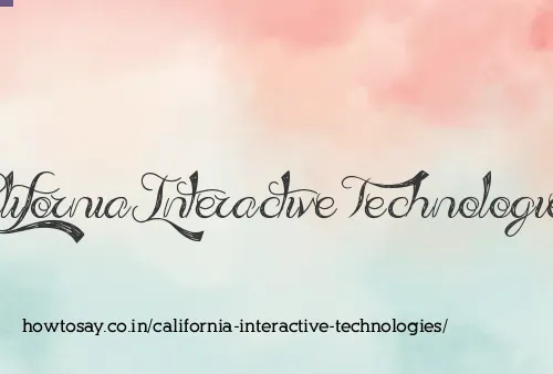California Interactive Technologies