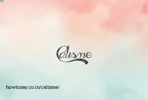 Calisme