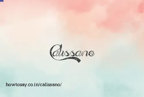 Calissano