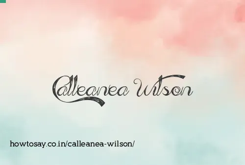Calleanea Wilson