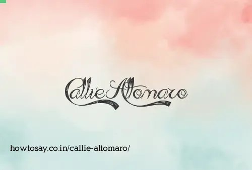 Callie Altomaro