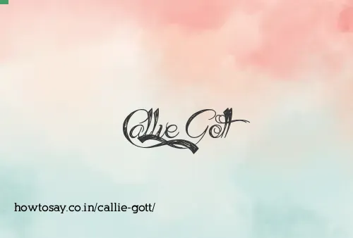 Callie Gott