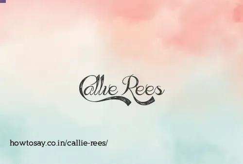 Callie Rees
