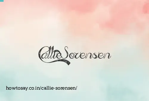 Callie Sorensen