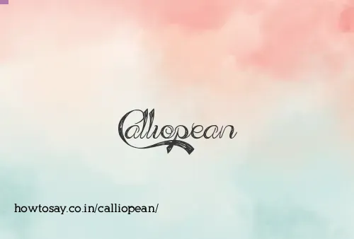 Calliopean