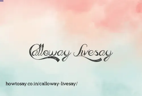 Calloway Livesay