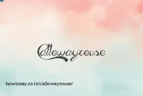 Callowayrouse