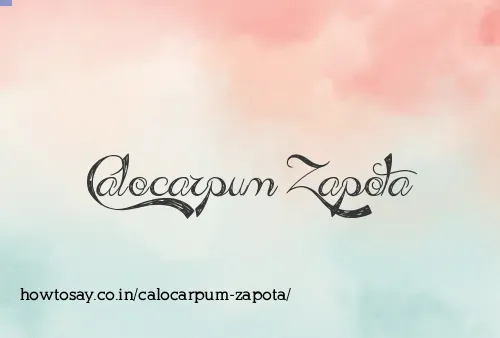 Calocarpum Zapota