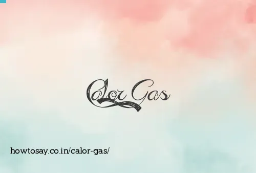 Calor Gas