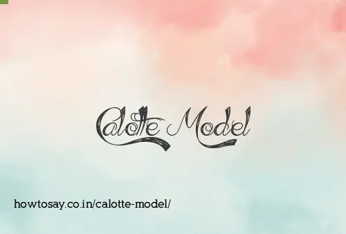 Calotte Model