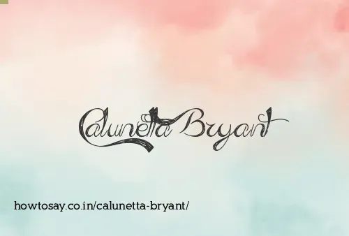 Calunetta Bryant