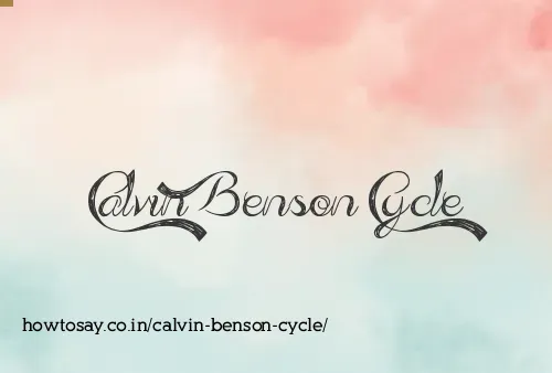 Calvin Benson Cycle