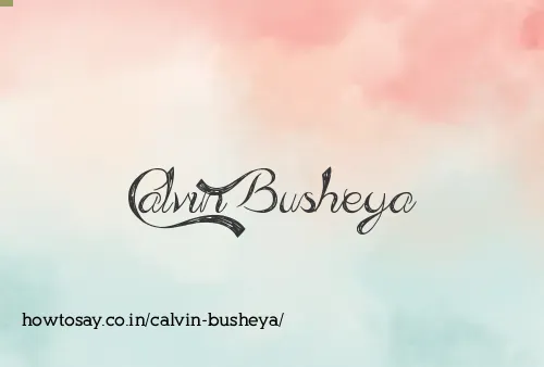 Calvin Busheya