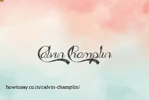Calvin Champlin