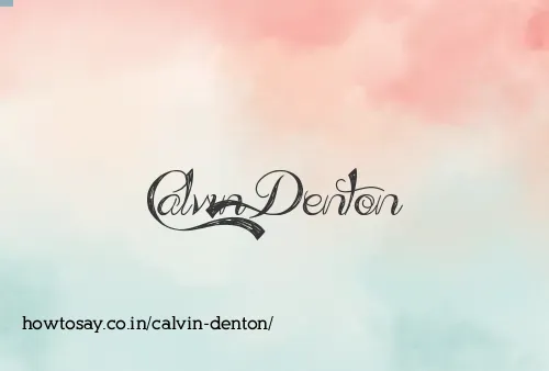 Calvin Denton