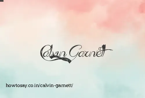 Calvin Garnett