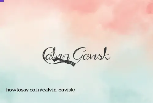 Calvin Gavisk