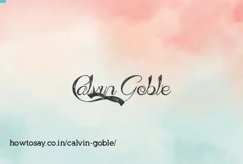 Calvin Goble