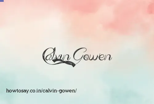 Calvin Gowen