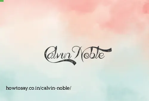 Calvin Noble