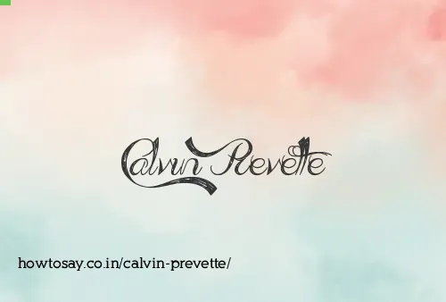 Calvin Prevette